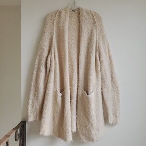 Free People Once In A Lifetime Wool Blend Fuzzy Cardigan Sweater